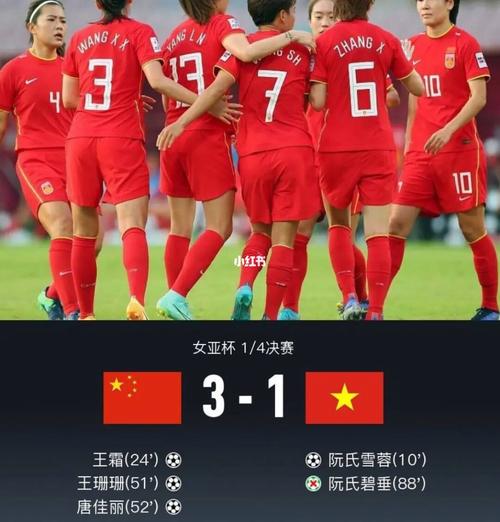 女足比赛中国vs越南比分